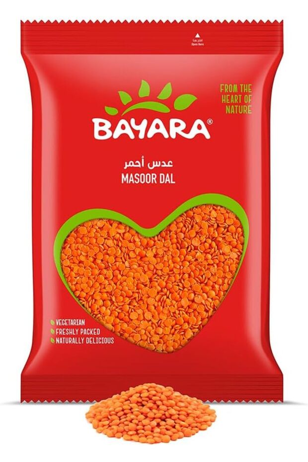 Masoor Dal Split Skinless Orange Red Lentils Pouch Value Pack (400g)