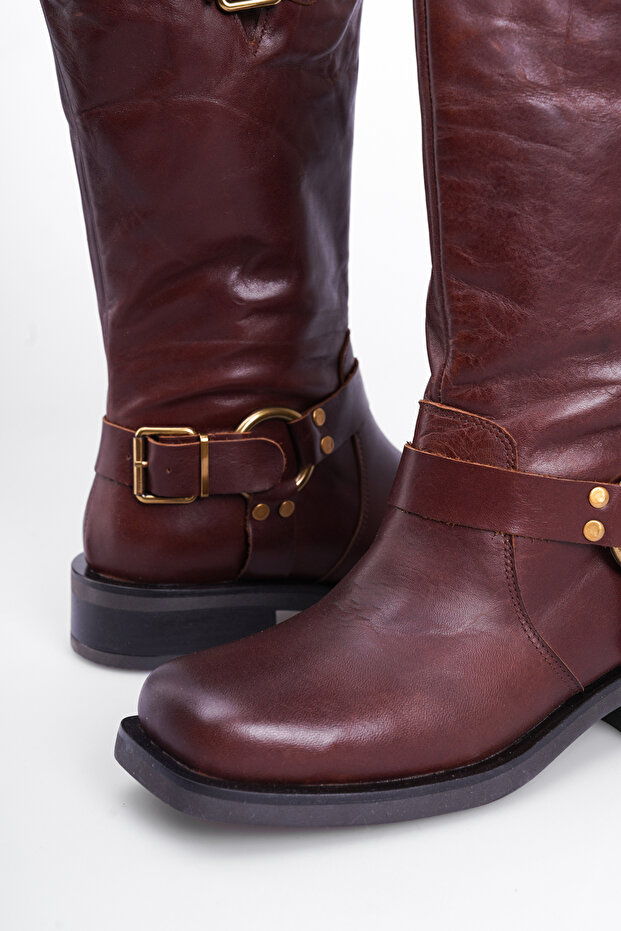 Kadın  Hakiki Deri Bot - 3