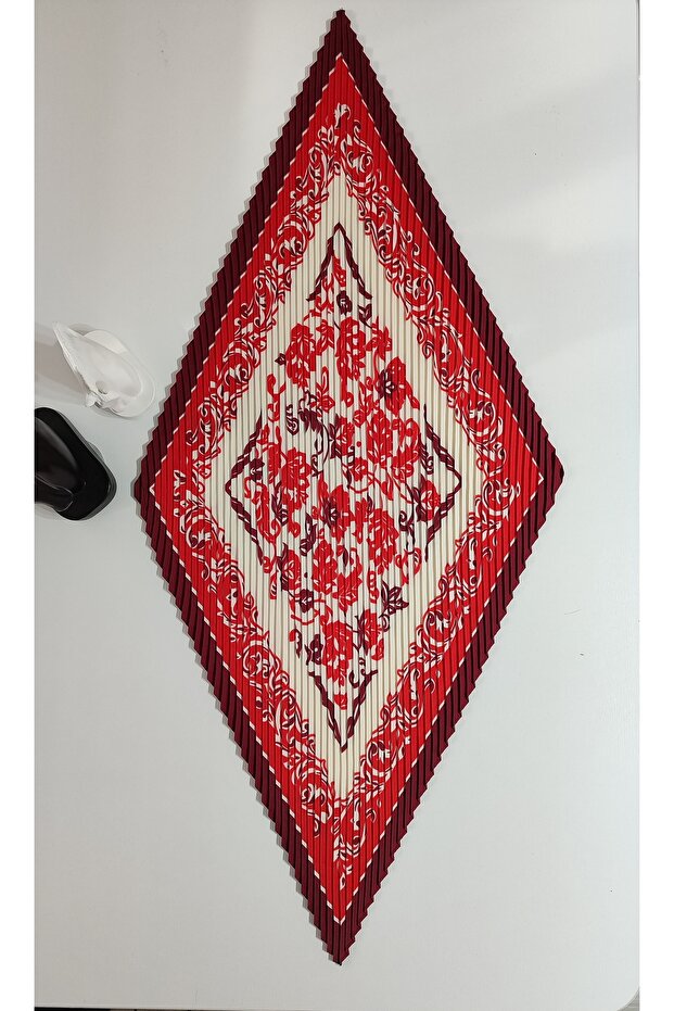 PİLİSELİ DESENLİ FULAR(70X70cm) - 3