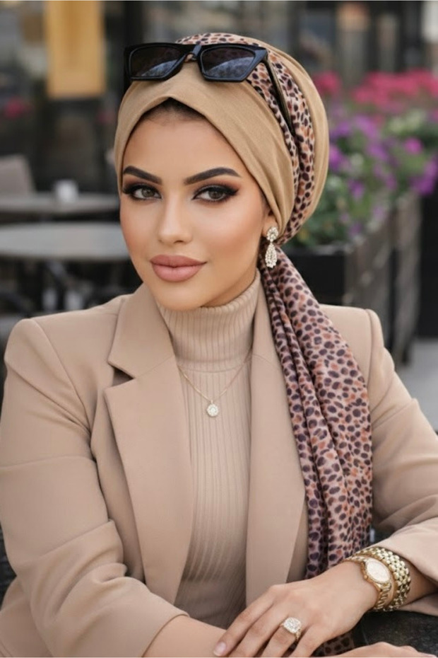 الجمل نمط وشاح بونيه - 2