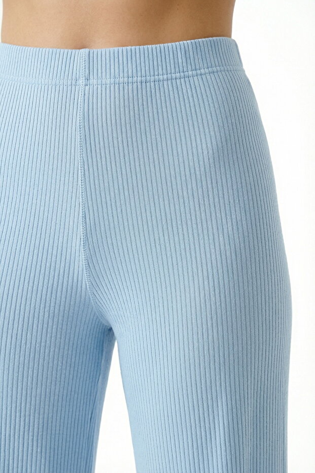 طقم بيجامة بلو إيلا سوليد بانتولون باللون الأزرق - 4