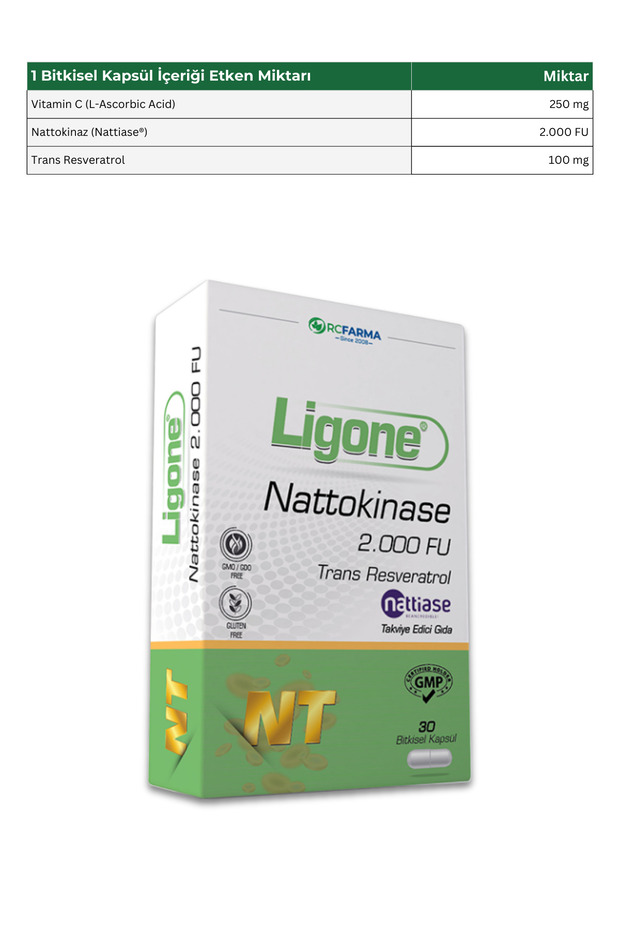 Nattokinase Bitkisel Kapsül 30 Kapsül - 5