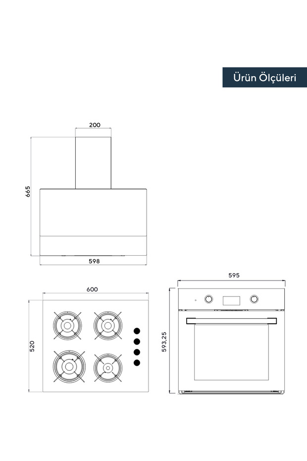 White Lake Ankastre Set - 6