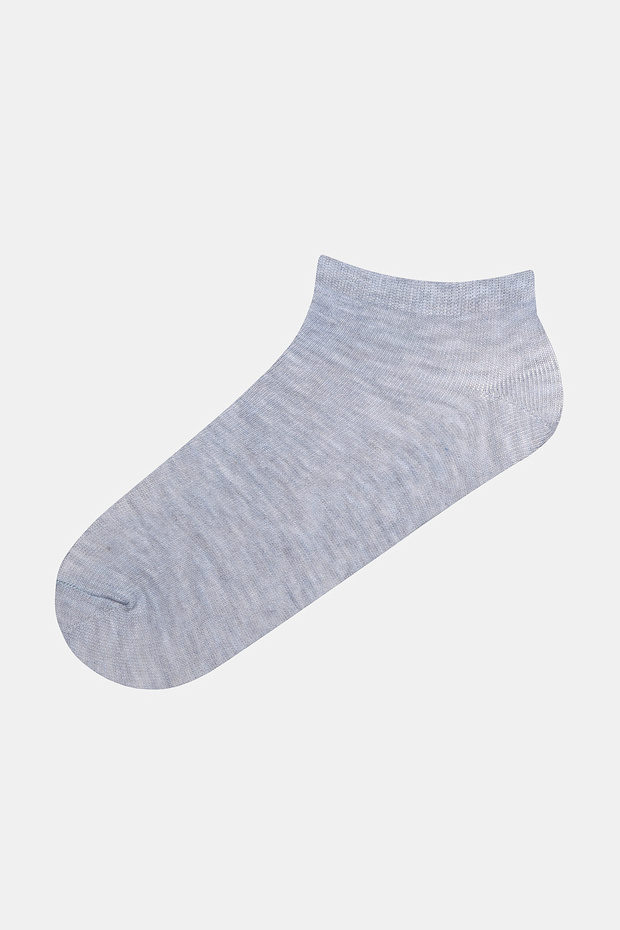 Set of 4 Pink Basic Booties Socks - 2