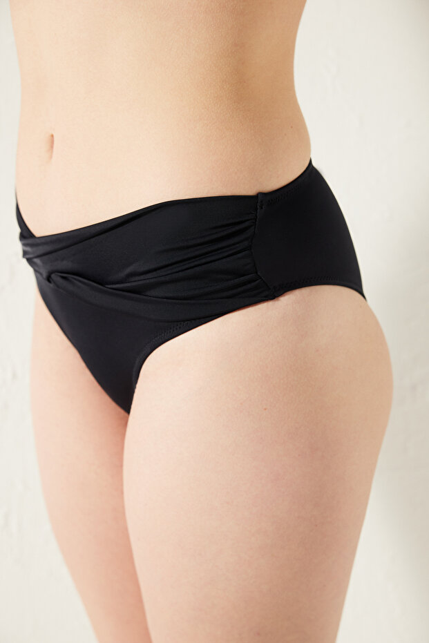 Basic Twist Siyah Bikini Altı - 2
