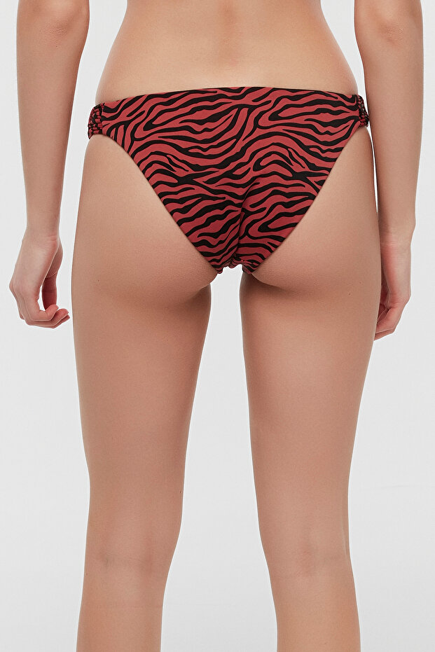 Multicolored Savage Macrame Bikini Bottom - 4