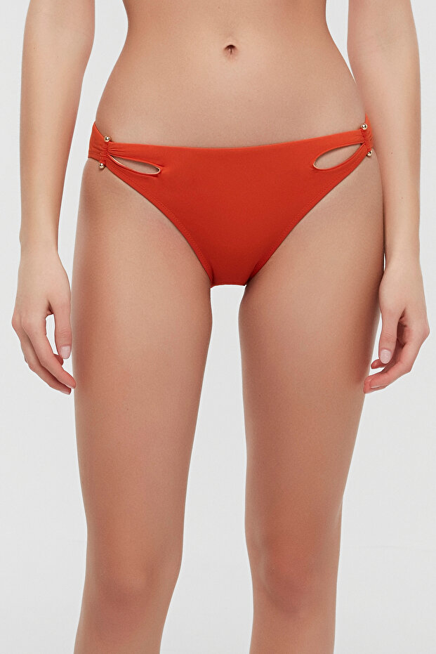 Turuncu Arty Side Bikini Altı - 2