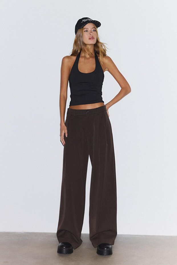 Halter yakalı tişört - 2