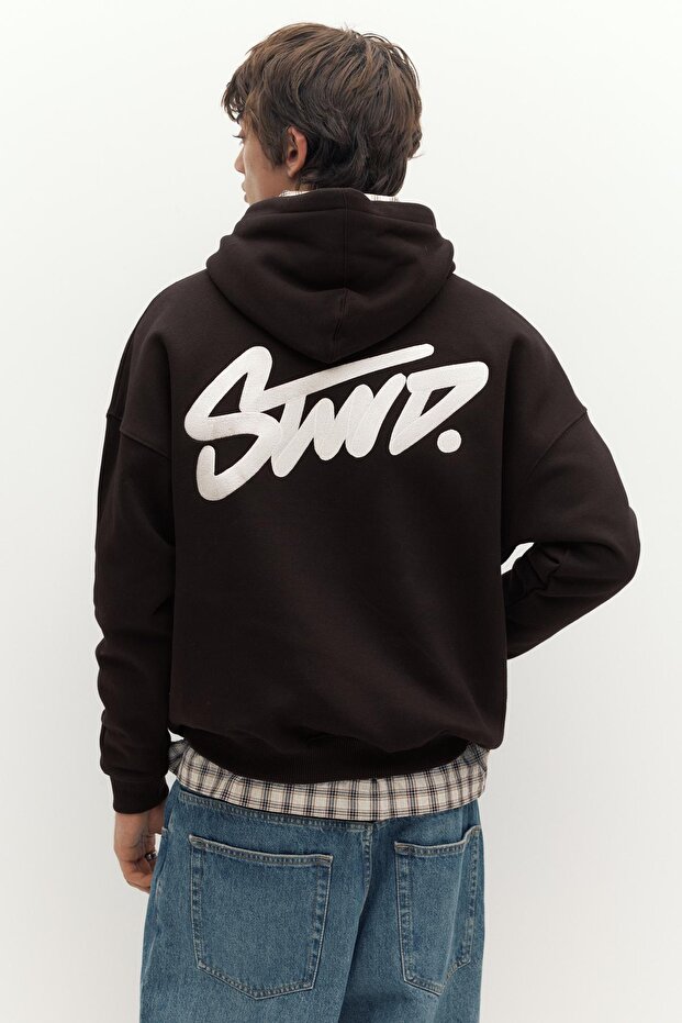 STWD kapüşonlu sweatshirt - 6
