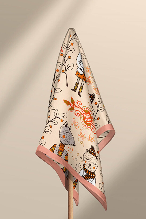 V57 باندانا منقوشة على شكل غزال - 5