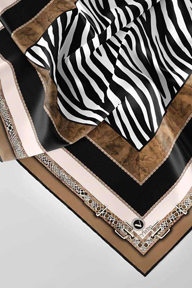 Twill Eşarp - Vizon - 3