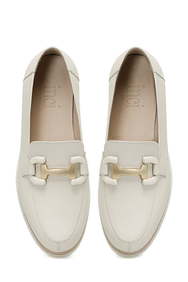 LENNO 5FX Bej Kadın Loafer - 4