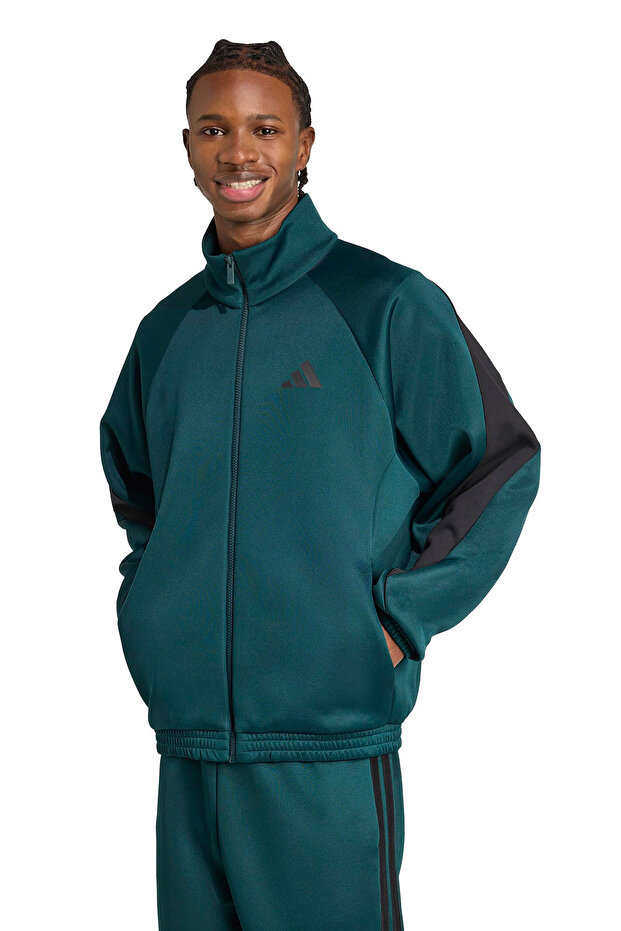 M Stadium Tt Navy Blue Men's Zippered Sweatshirt