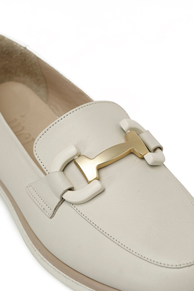 LENNO 5FX Bej Kadın Loafer - 7