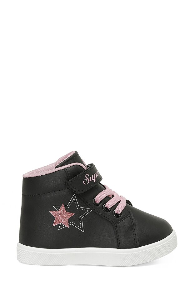 Gumye.B4Pr Black Girl's High Sneakers
