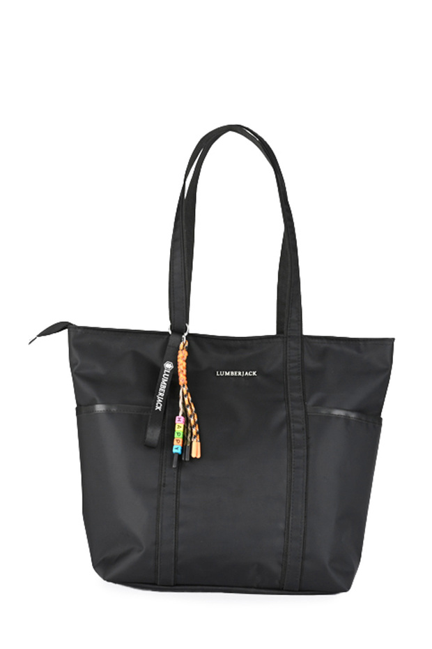 Tex Seri Shopper 5Pr Black Women's Shoulder Bag