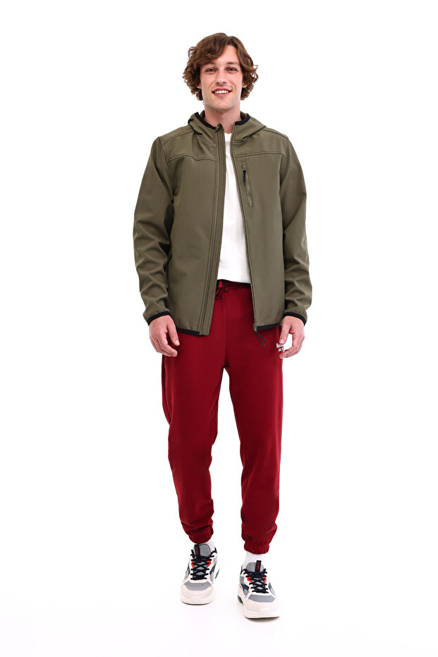 ML BASIC SOFTSHELL 5PR Haki Erkek Softshell - 3