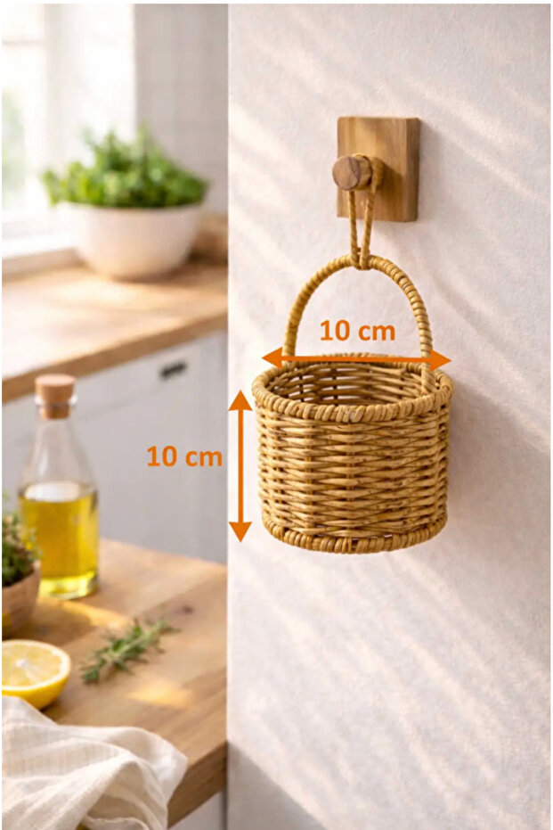 Wall Pocket – Hasır Duvar Sepeti - 2