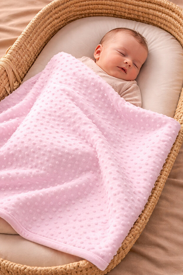 Chickpea Patterned 80 X 90 Baby Blanket