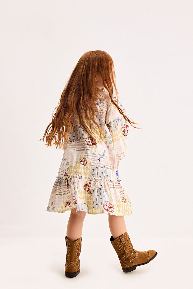 فستان نولا باتش منقوش - 3