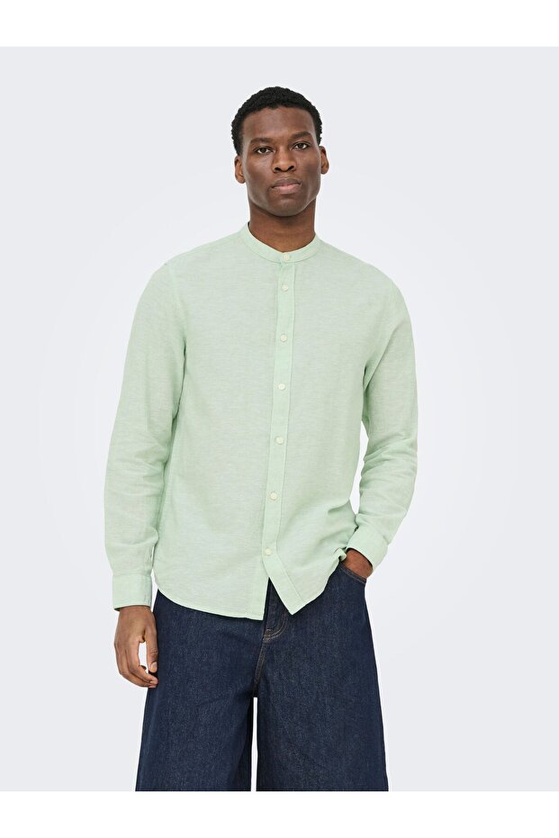 Hemd ONSCAIDEN Leinen Hemd - 1