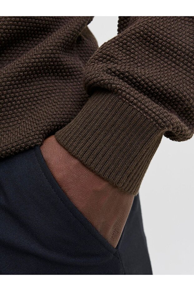 Strickpullover Einfarbig Strickpullover - 6