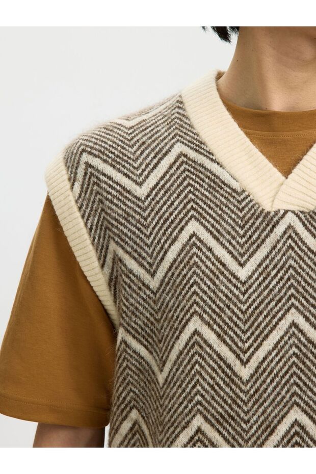 Strickweste Relaxed Fit - 5