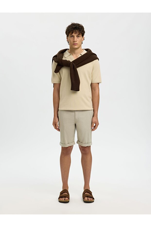 Shorts Dehnbare Baumwoll - 4