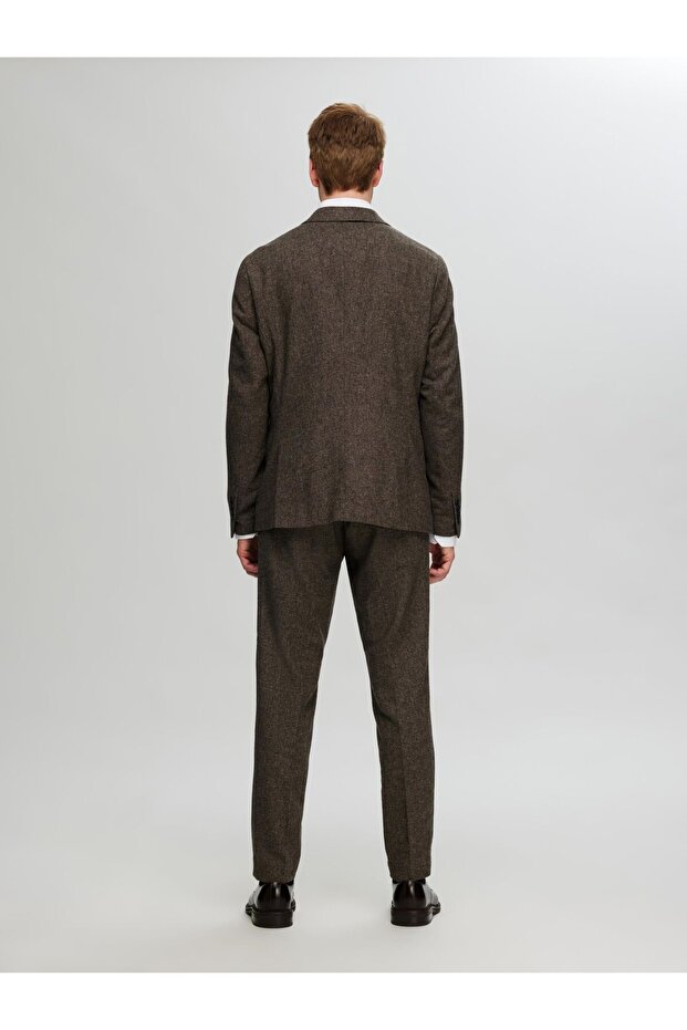 Blazer Karierter Wollgemisch - 3