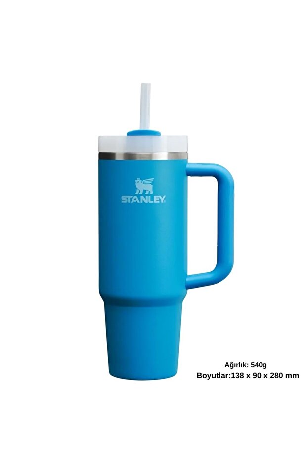Quencher H2.O FlowState™ Tumbler Pipetli Termos 0.8L Pipetli Matara MAVİ - 4