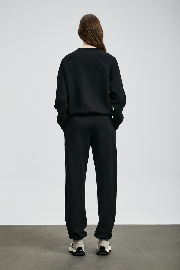 Alıce Kadın Örme Sweatshırt Siyah - 6