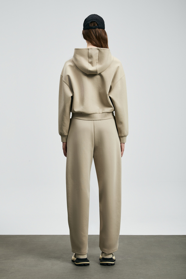 Ada Örme Kadın Eşofman Altı Bej - 6