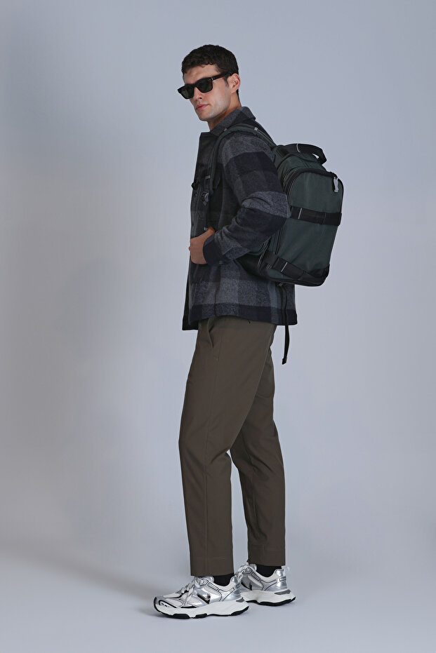 Broken Erkek Basic Gömlek Slim Fit Siyah - 4