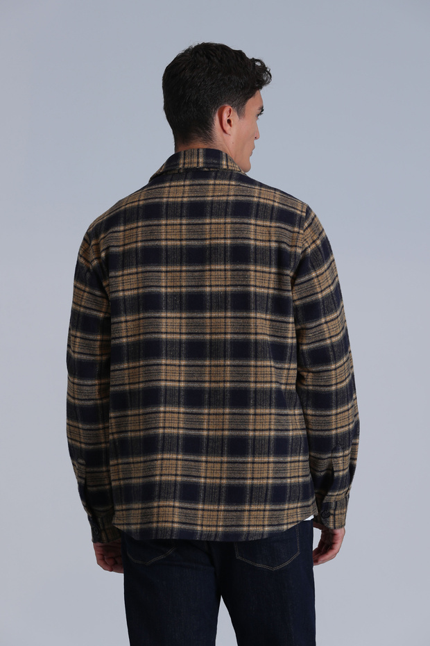 Hammer Erkek Basic Gömlek Slim Fit Lacivert - 6