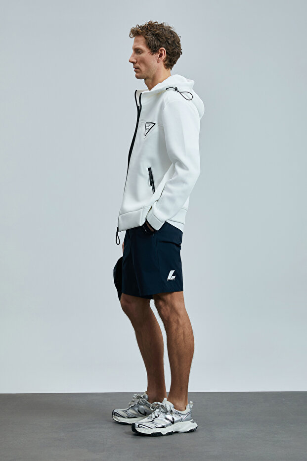 Second Erkek Şort Eşofman Lacivert - 2