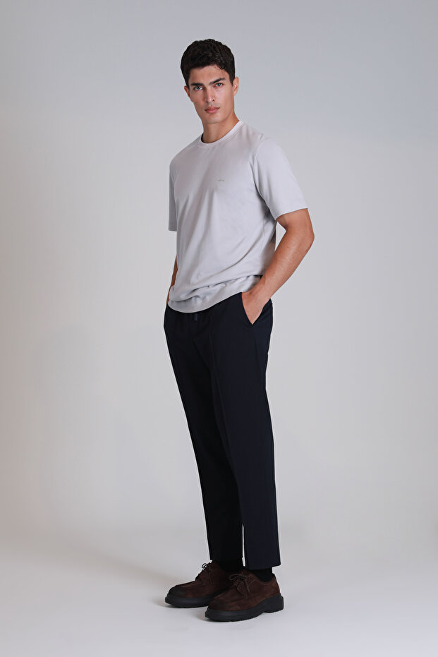 Casa Erkek Basic Tişört Taş - 5