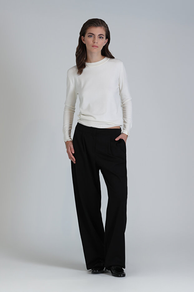 Bronte Kadın Kazak Ekru - 4