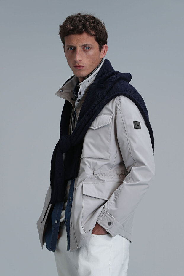 Cameron Erkek Mont Bej - 3