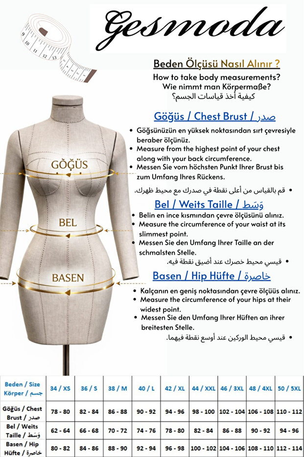 M1986 Simli V Yaka Elbise Mavi - 5