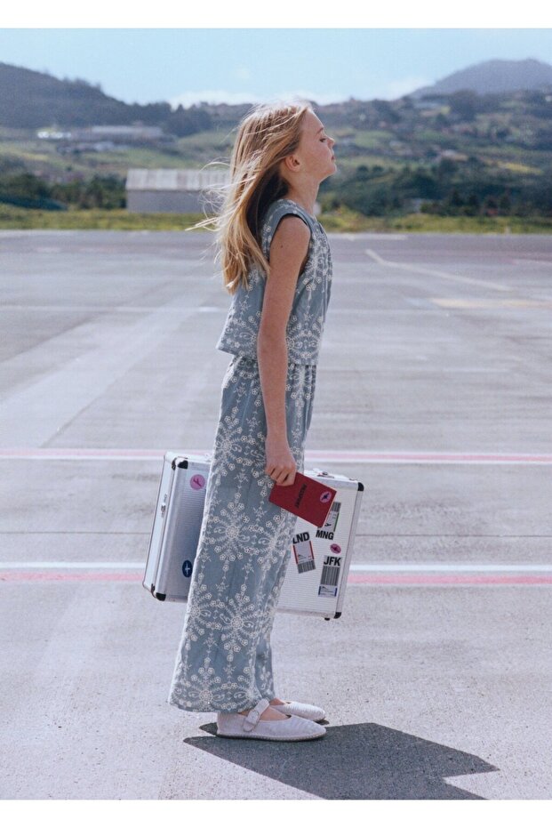 İşlemeli uzun tulum - 5