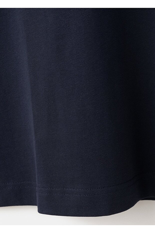 Oversize pamuklu tişört - 5