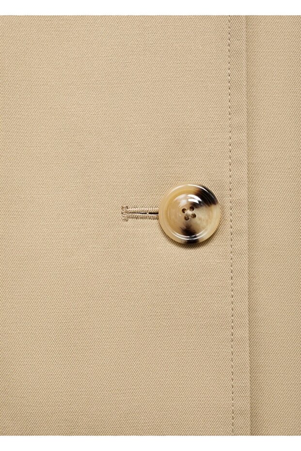 Klasik kemerli trençkot - 5