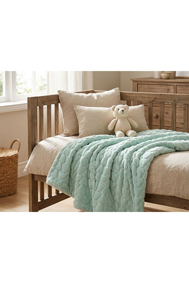 100X120 cm Boxed Love Star Plush Baby Blanket Si - 100% Polyester Cotton Pcs