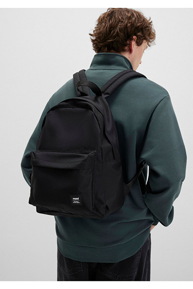 Schwarzer Rucksack 0911989-900 - 1