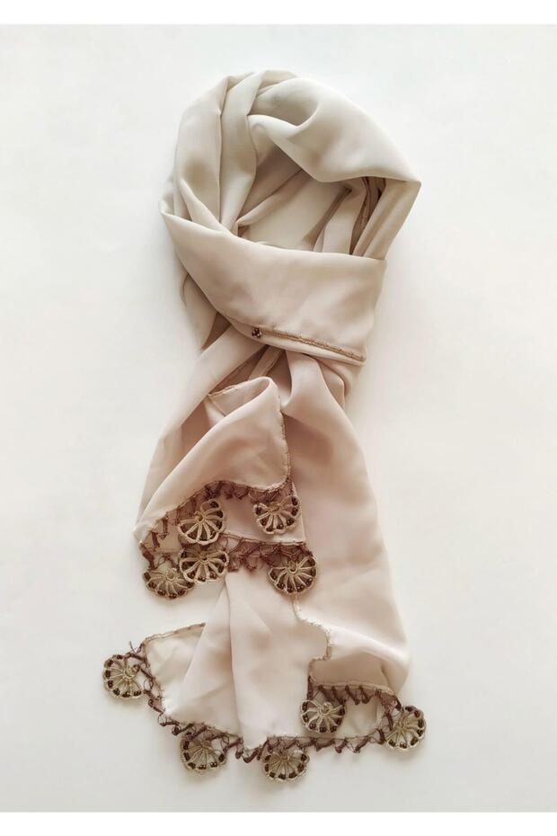 وشاح شيفون مطرز - 2