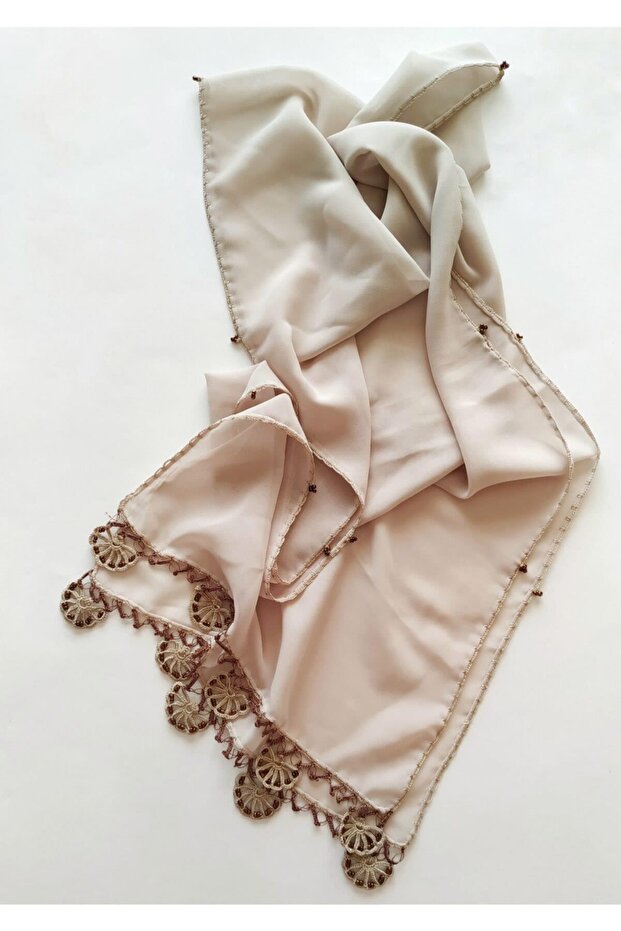 وشاح شيفون مطرز - 3