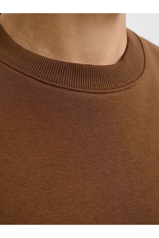 Sweatshirt Einfarbig Sweatshirt - 5