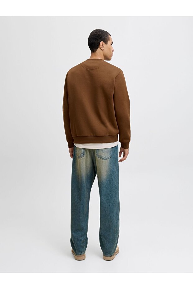 Sweatshirt Einfarbig Sweatshirt - 3