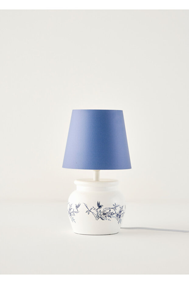 غطاء مصباح Bleu Blanc، باللون الأزرق، مقاس 16×32 سم