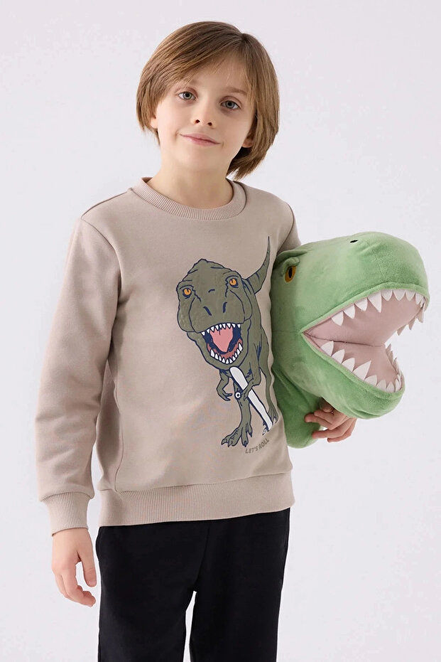 Boys' Brown Tracksuit Set - 2